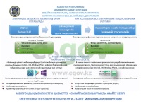 Информация по государственным услугам оказываемых посредством веб-портала «электронное правительство»